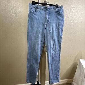 Gloria Vanderbilt Amanda womens tummy slimming tapered jeans 16‎ stretch denim